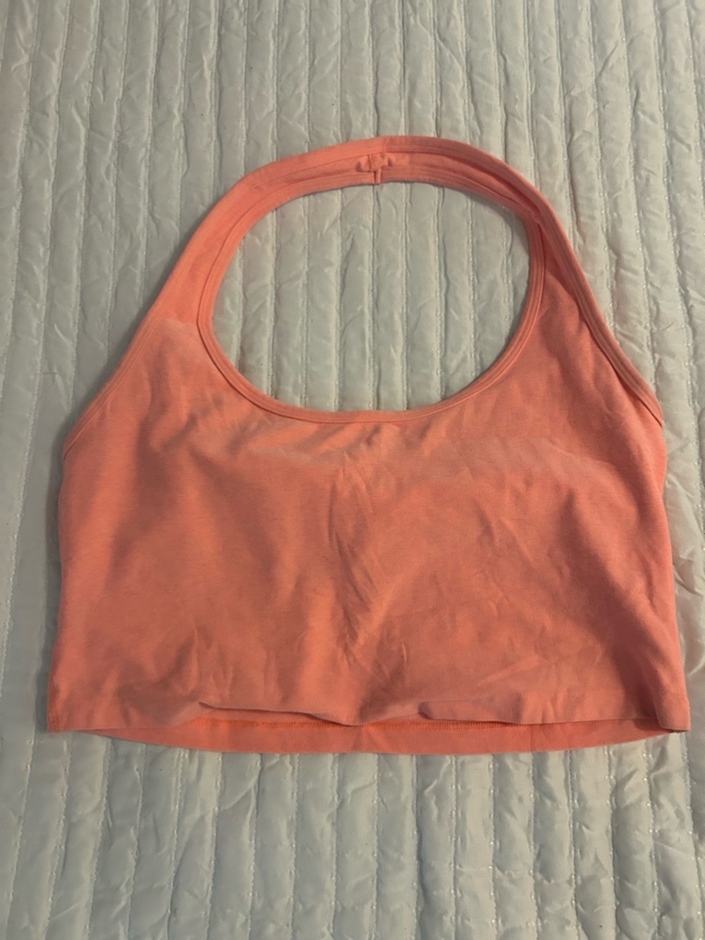 Beyond Yoga Women’s Seamless Crop Bralette Tank Top - Neon Peach